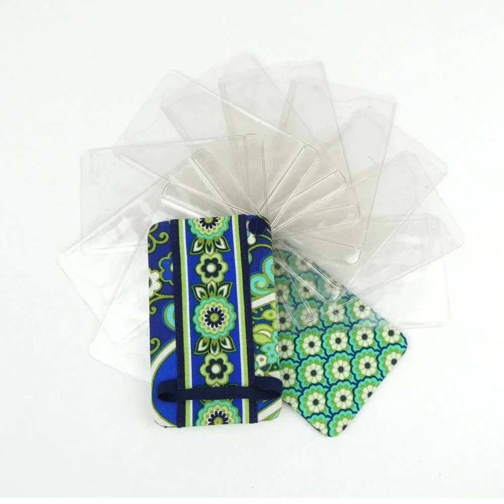 Vera Bradley Rhythm & Blue Card Picture ID Case